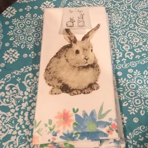 NWT Set of 2 Hip + Hop Easter Towels Cotton